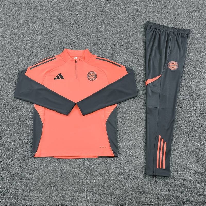2025/26 Bayern Orange Half Pull Training Suit (Adults&Kids)