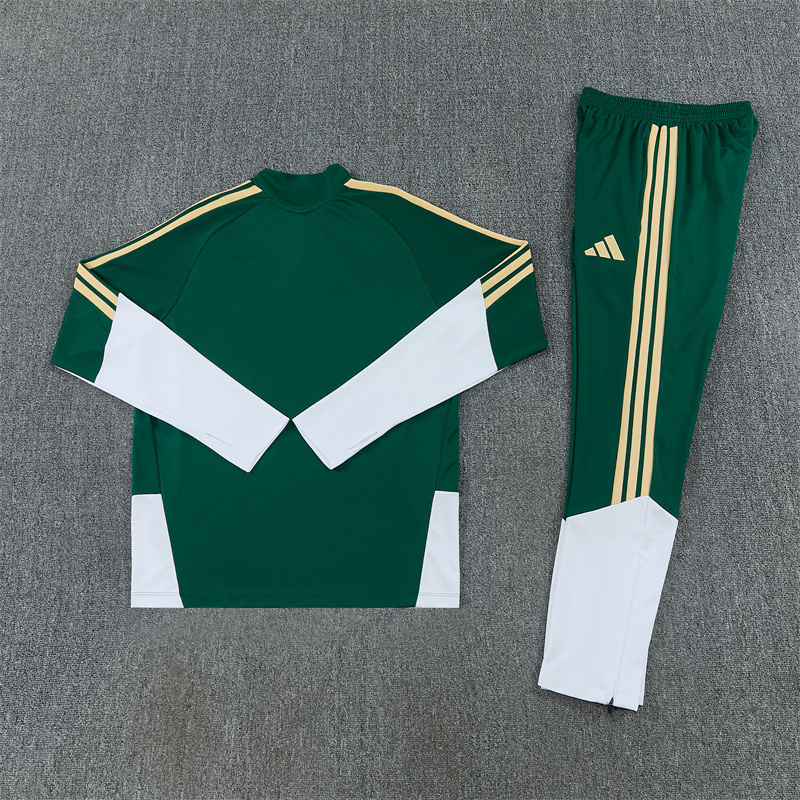 2026/27 Italy Green Half Pull Training Suit Yupoo Soccer Jerseys (Adults&Kids)