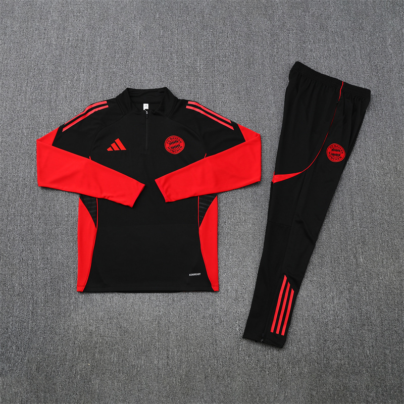 2025/26 Bayern Black Half Pull Training Suit (Adults&Kids)