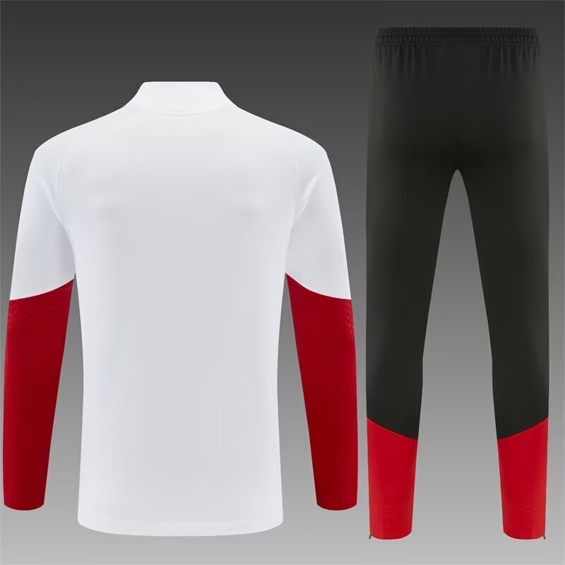 2026/27 Germany White Half Pull Training Suit Yupoo Soccer Jerseys (Adults&Kids)