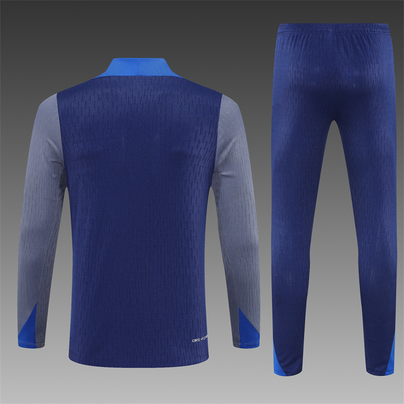 2025/26 PSG Royal Blue Half Pull Training Suit (Adults&Kids)
